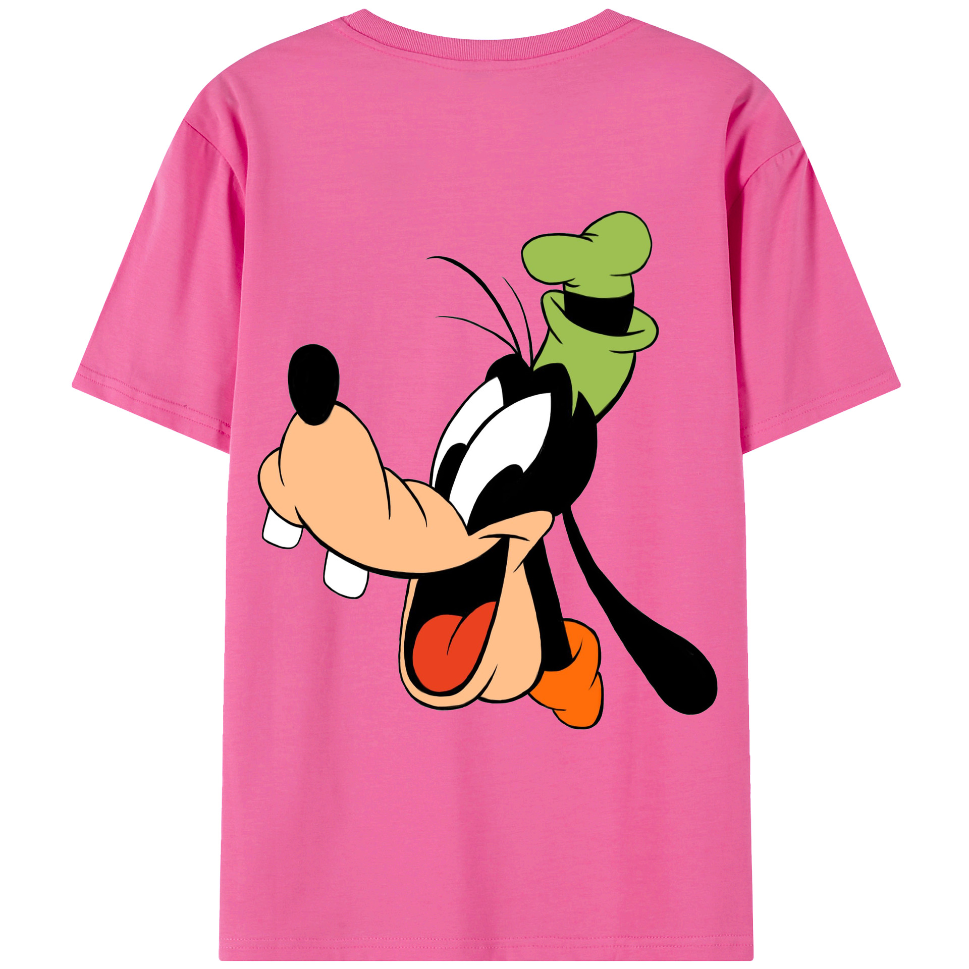 （画像用） ミッキーマウス Mickey Mouse レディース半袖Tシャツ(バックプリント)
